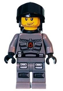 LEGO Minifigure-Space Police 3 Officer 5 - Airtanks-Space / Space Police III-SP099-Creative Brick Builders